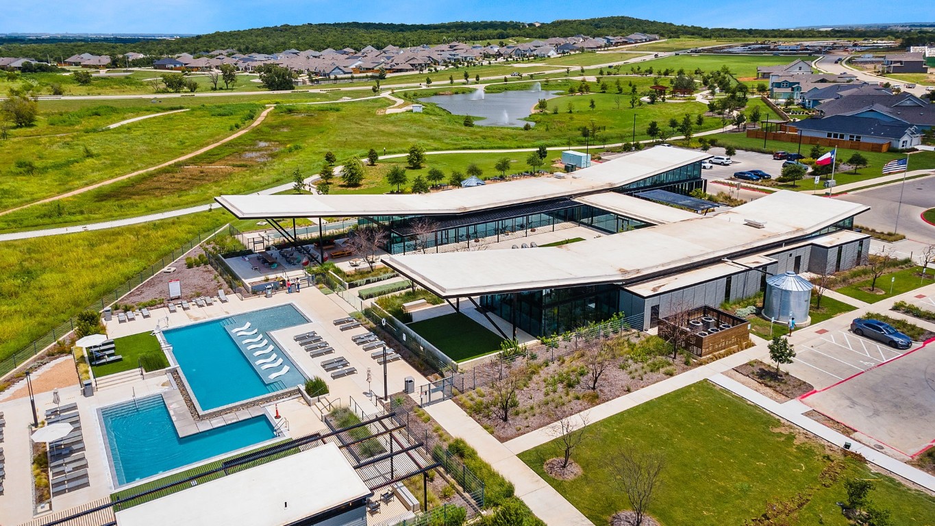 8002 Mandela Bend Austin, TX 78744 - Photo 24 of 24 an aerial view of a residential houses with outdoor space