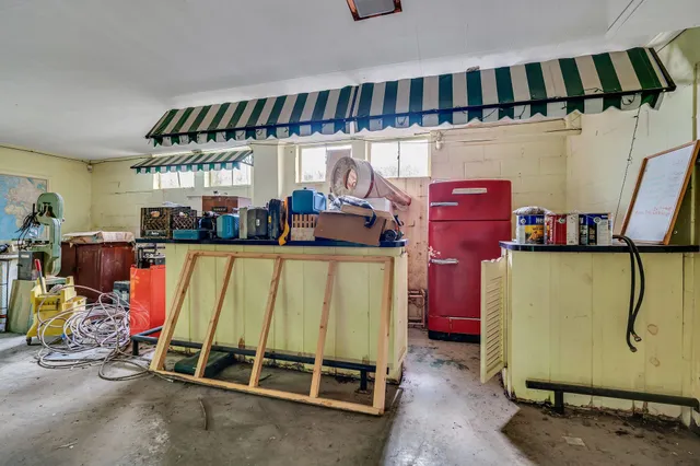 a view of outdoor space with deck and yard