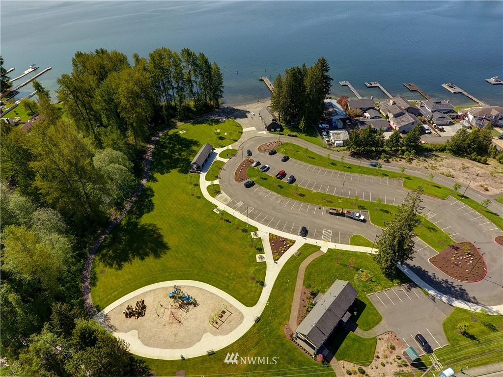2106 Cedar Road Lake Stevens, WA 98258 - Photo 24 of 24 an aerial view of a house with a swimming pool