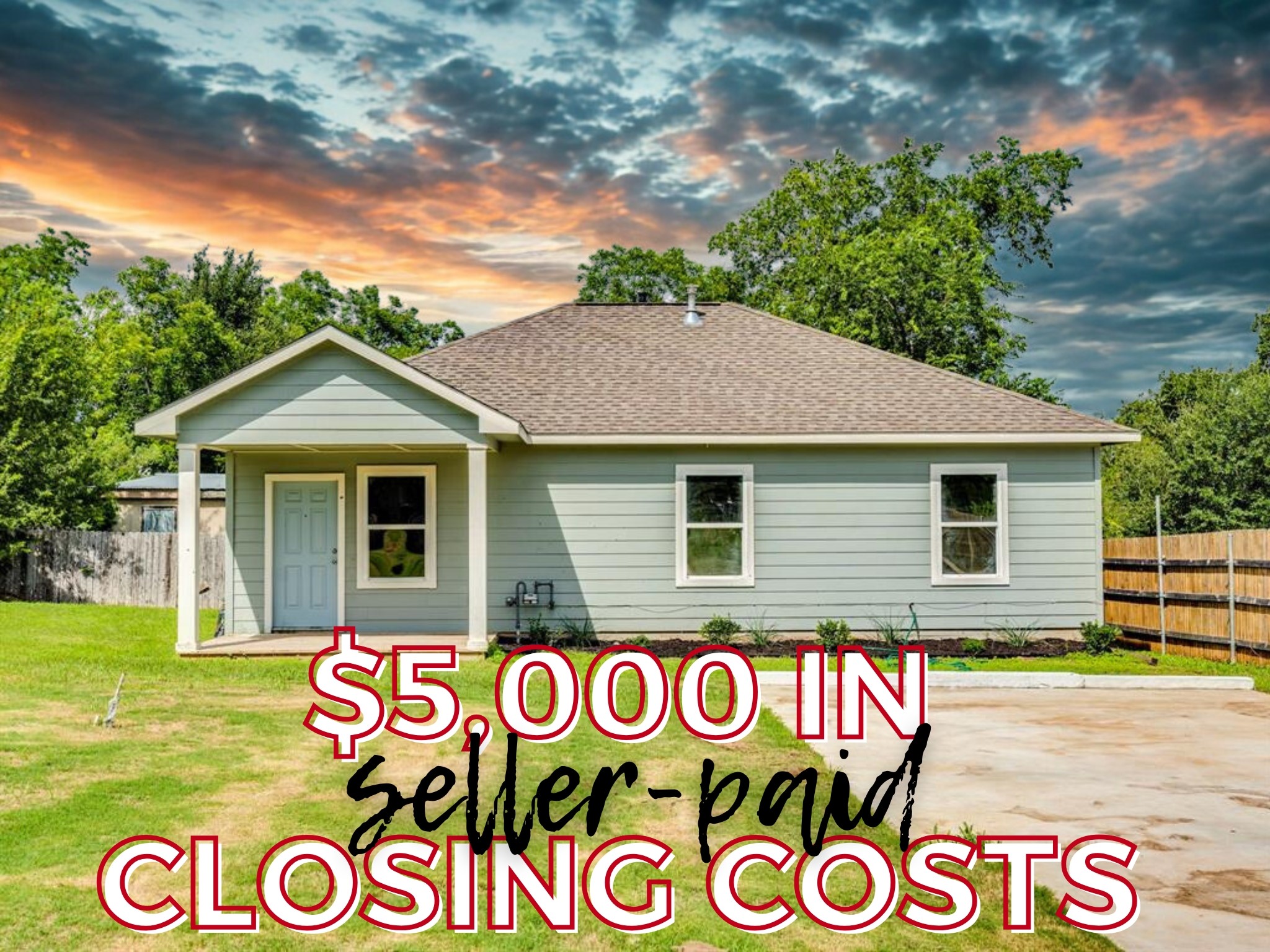 a view of outdoor space with front of house