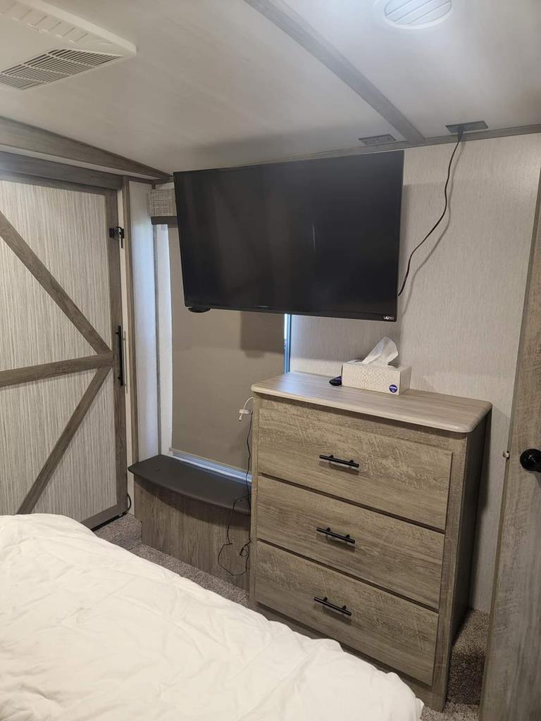 6491 Crooked Creek Road Young Harris, GA 30582 - Photo 44 of 59 a bathroom with a sink and a mirror