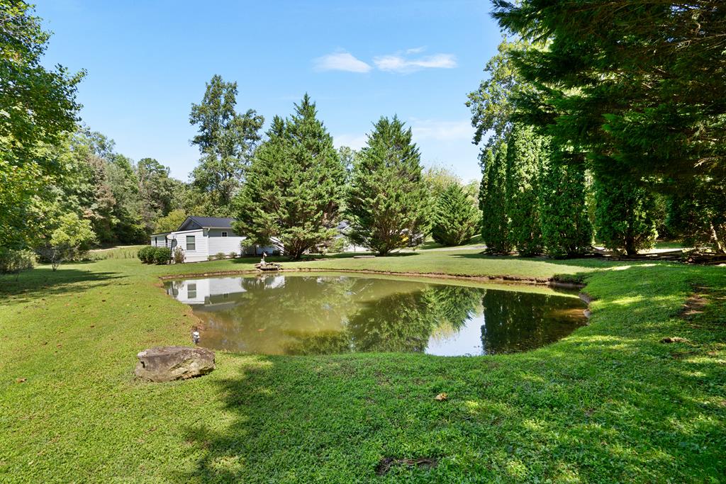 6491 Crooked Creek Road Young Harris, GA 30582 - Photo 52 of 59 a view of a swimming pool with a yard