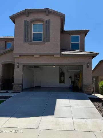 a house view with a outdoor space