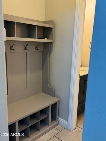 a room with table and chair