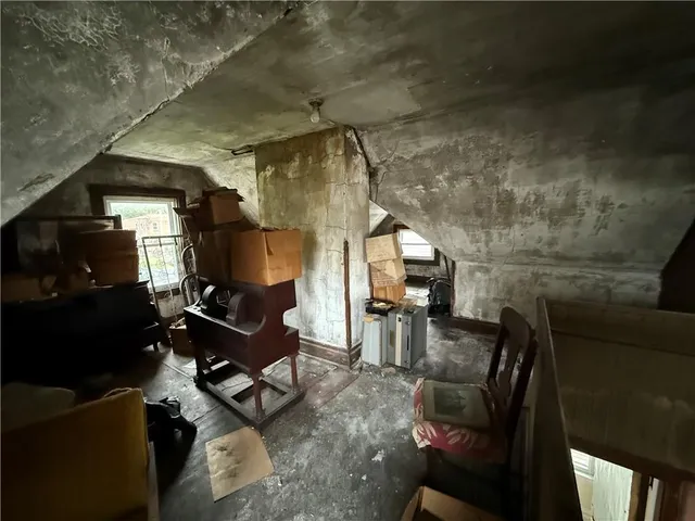 a view of kitchen and living room