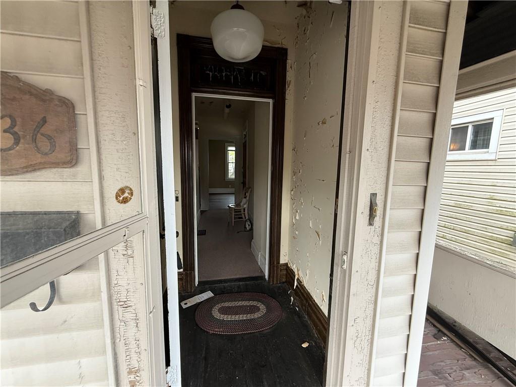 136 Queen Street Kittanning, PA 16201 - Photo 7 of 29 a bathroom with a sink and a mirror