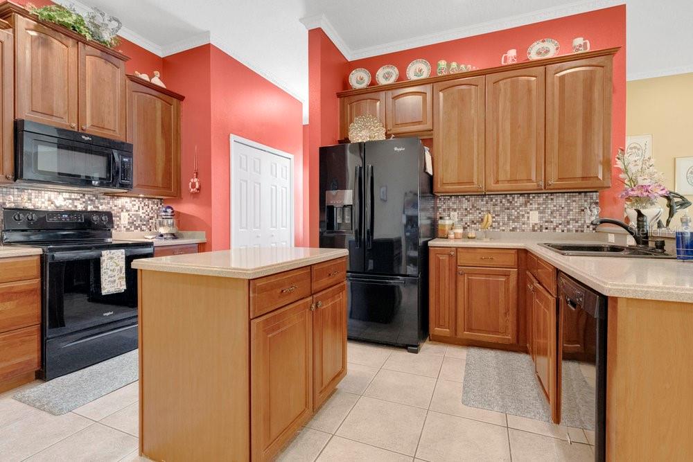 6139 Andreozzi Lane Windermere, FL 34786 - Photo 24 of 53 a kitchen with stainless steel appliances granite countertop a refrigerator stove and sink