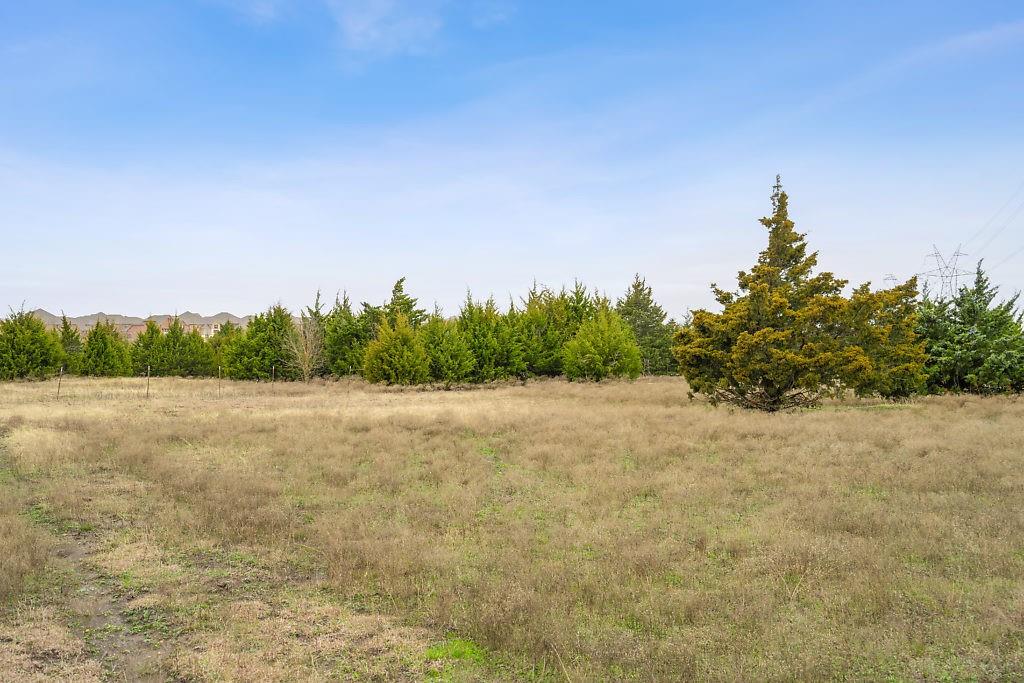 4505 Merritt Road Sachse, TX 75048 - Photo 14 of 22 a backyard of a house with lots of green space