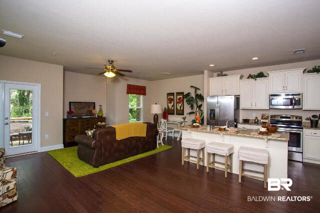 6903 Spaniel Drive, Unit 9C Daphne, AL 36527 - Photo 6 of 14 Kitchen and Living