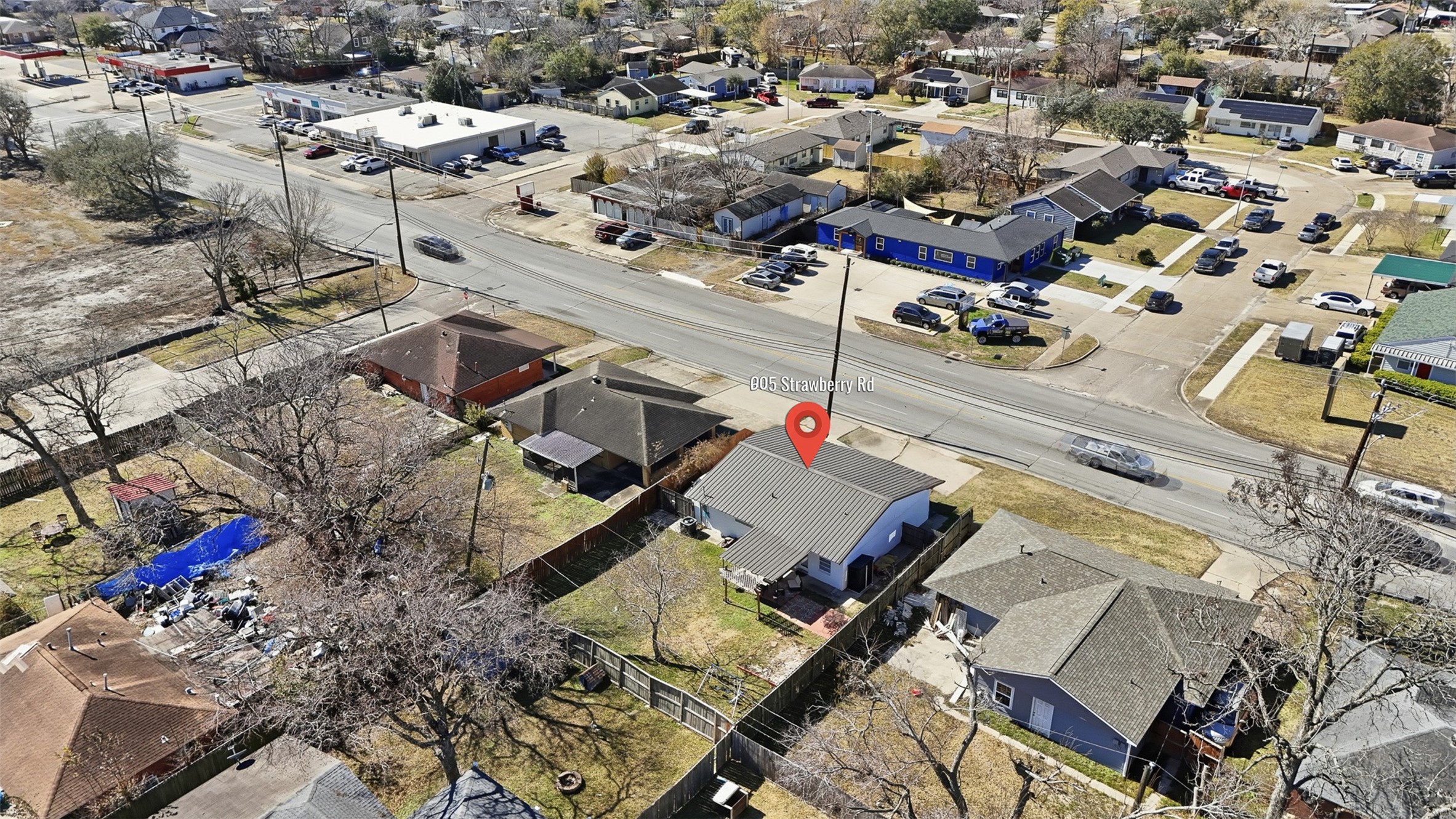 2205 Strawberry Road Pasadena, TX 77502 - Photo 27 of 29 an aerial view of a houses with yard