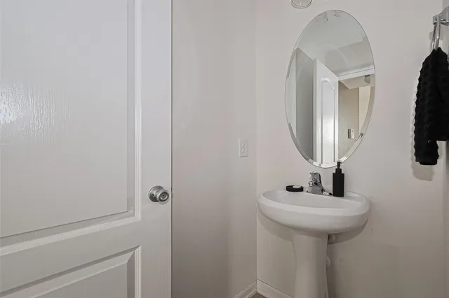 a view of a room with empty racks