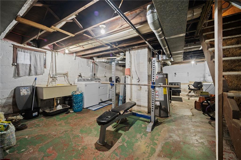 1412 Broadway Avenue McKees Rocks, PA 15136 - Photo 21 of 39 a view of a storage room with shelves