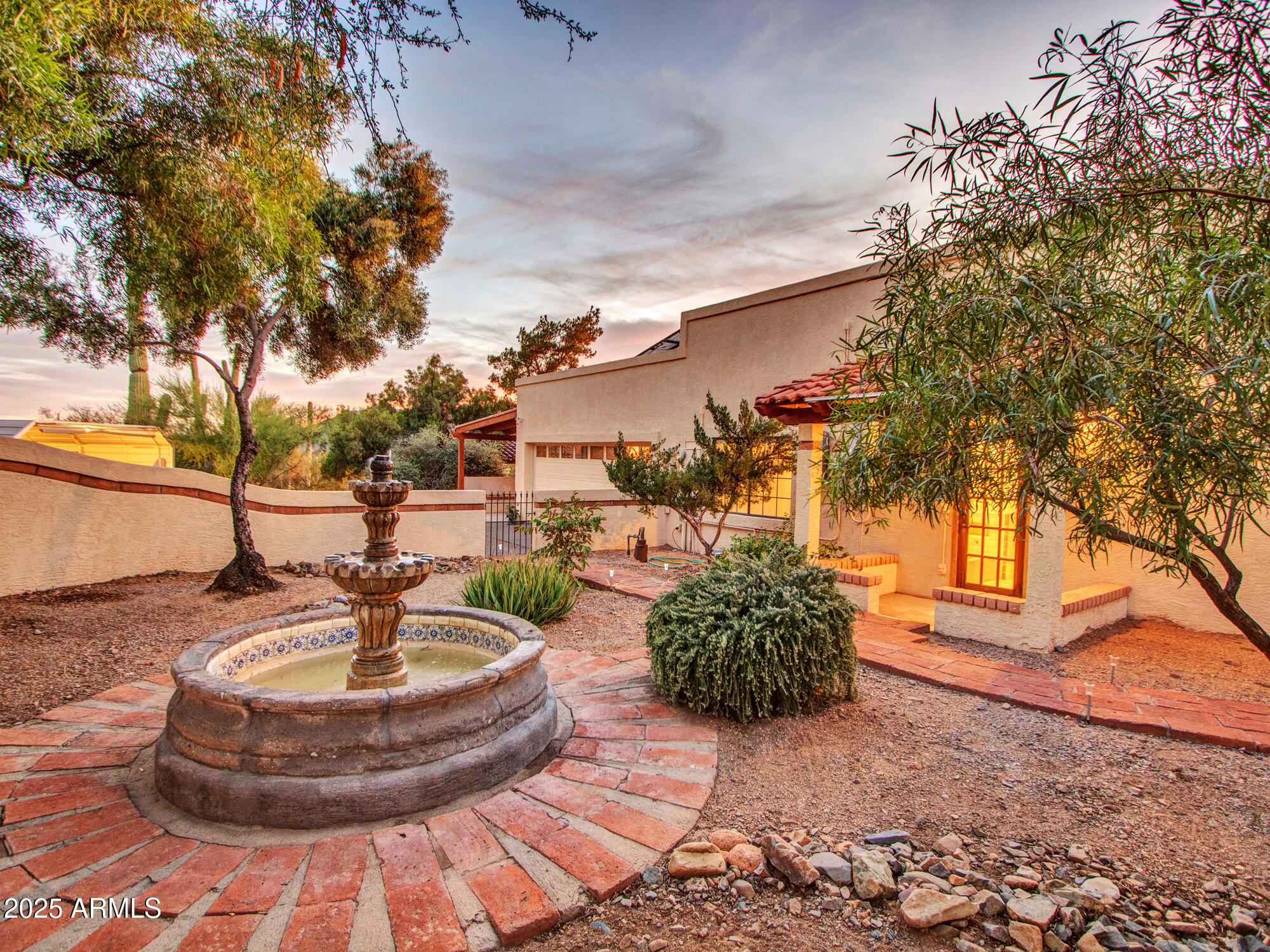 7143 East Highland Road Cave Creek, AZ 85331 - Photo 80 of 99 Sunset_02_Fountain-Courtyard-(2)