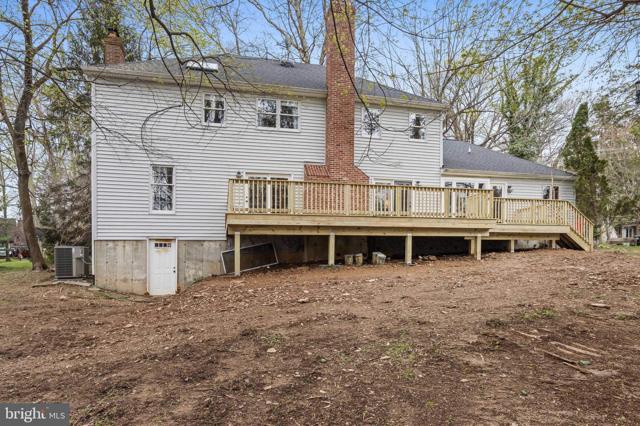 1 Derringdale Road Wayne, PA 19087 - Photo 3 of 41 Deck recently replaced. Grass will be seeded.