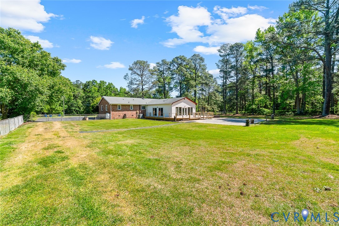3815 Kingsland Road North Chesterfield, VA 23237 - Photo 32 of 40 a view of a house with a big yard