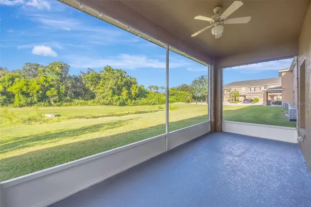 a view of a green field