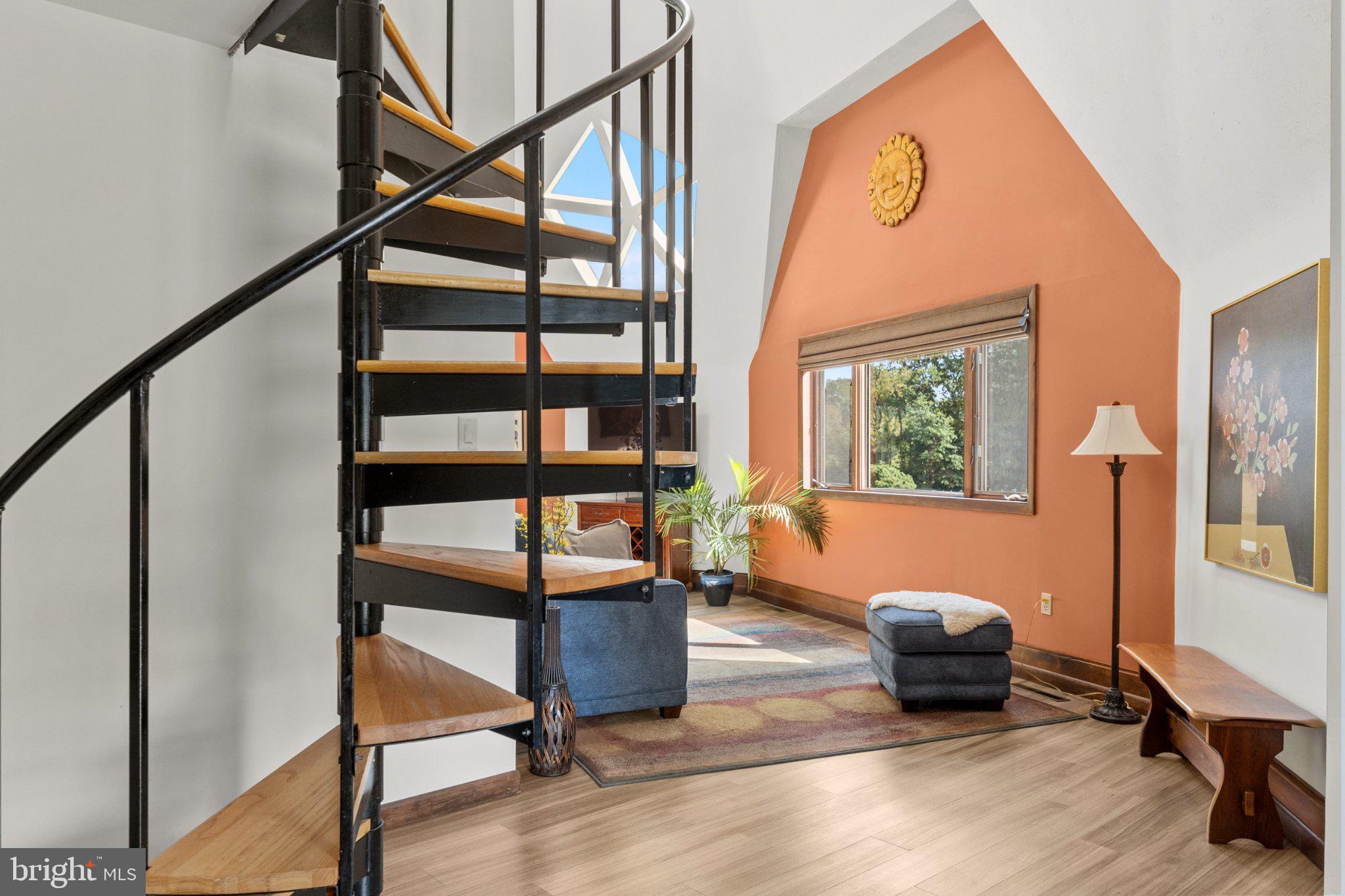 40 Buckwalter Road Spring City, PA 19475 - Photo 21 of 41 Spiral Stair to Loft / Office Areas and Bedroom 2