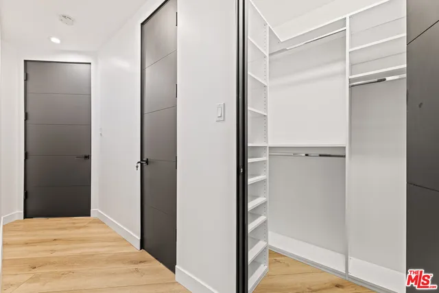 a view of closet area