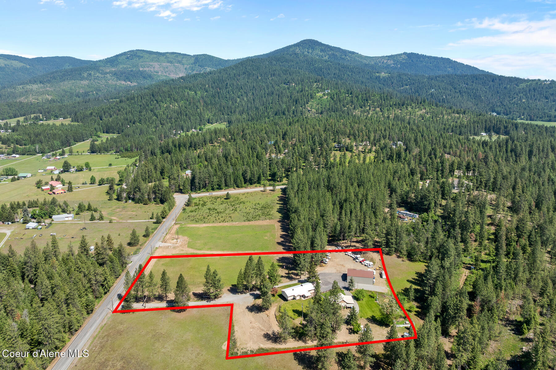 13874 North Idaho Road Rathdrum, ID 83858 - Photo 64 of 67 Aerial_13874NIdahoRd-13_Outlined-2