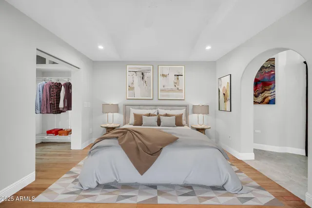 a view of swimming pool with a yard and plants