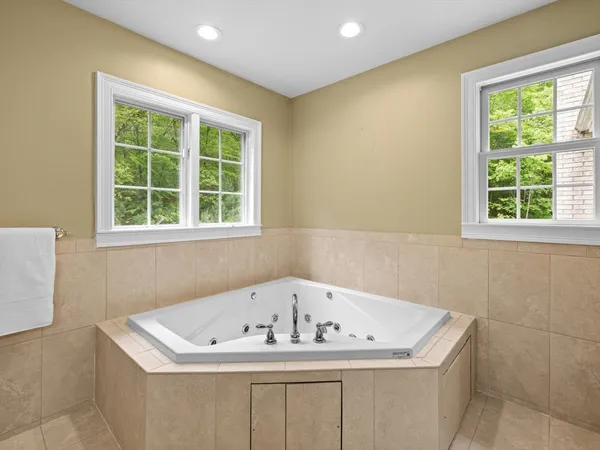 a view of bathroom with bathtub