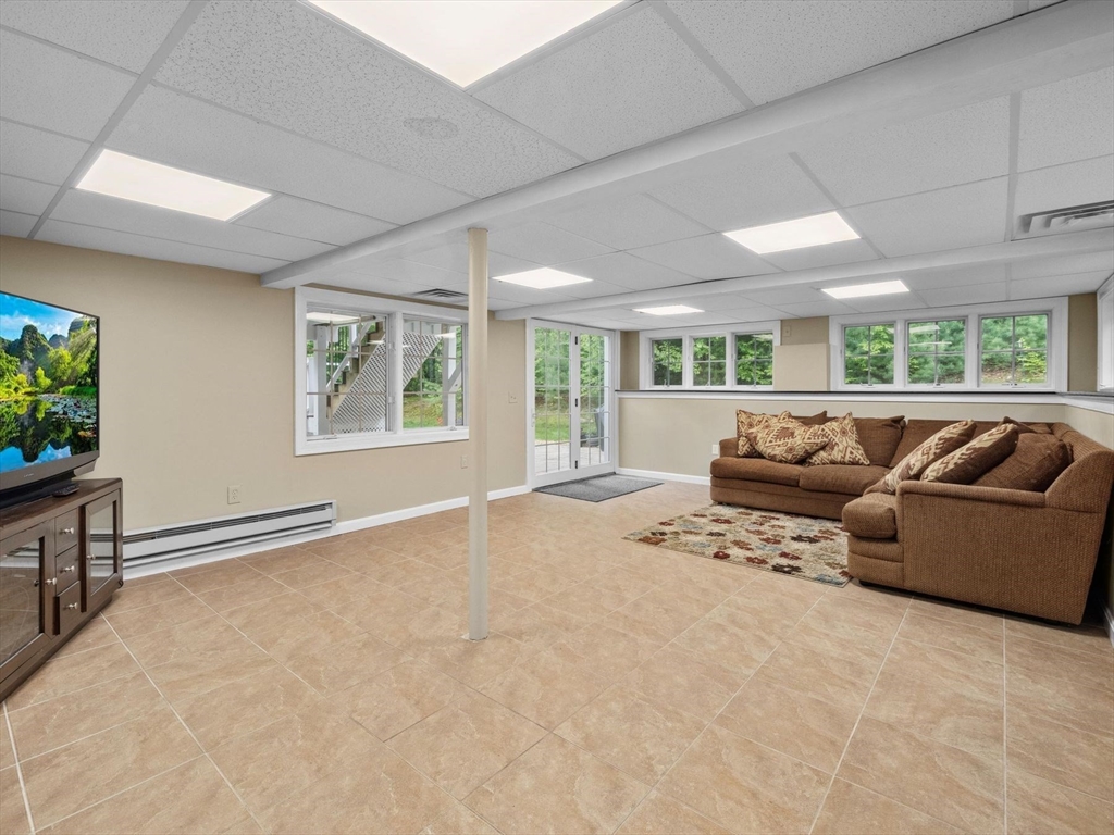 12 Breton Road Upton, MA 01568 - Photo 31 of 42 a living room with furniture and a flat screen tv