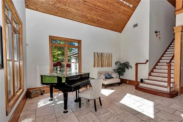 a large spacious bathroom with a large tub shower and sink