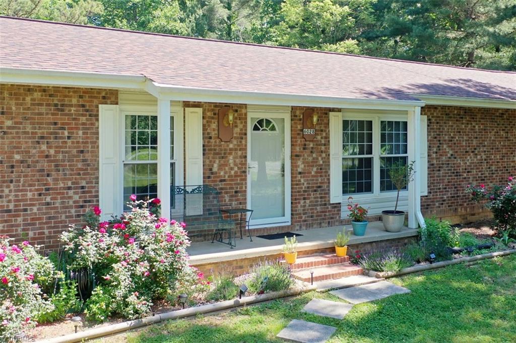 6028 Brantley Gordon Road Denton, NC 27239 - Photo 10 of 34 Lovely and inviting entrance with fragrant roses to greet you!