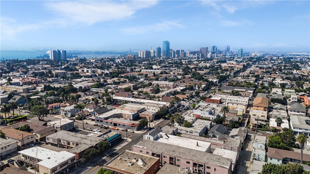 1827 East 4th Street, Unit 7 Long Beach, CA 90802 - Photo 33 of 37 an aerial view of a city with lots of residential buildings