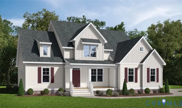 front view of house with a yard