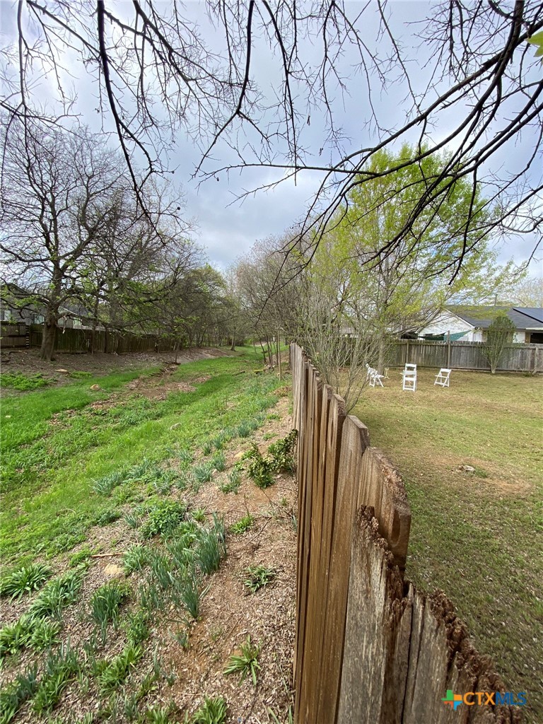 8305 Fort Sumter Road Austin, TX 78745 - Photo 8 of 23 a view of a yard with an tree and wooden fence