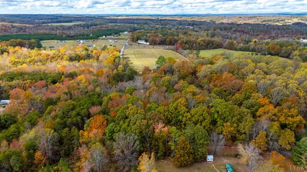 a view of a lake with a mountain