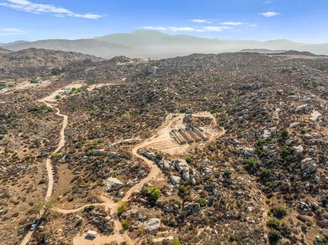 a view of a sky from a mountain