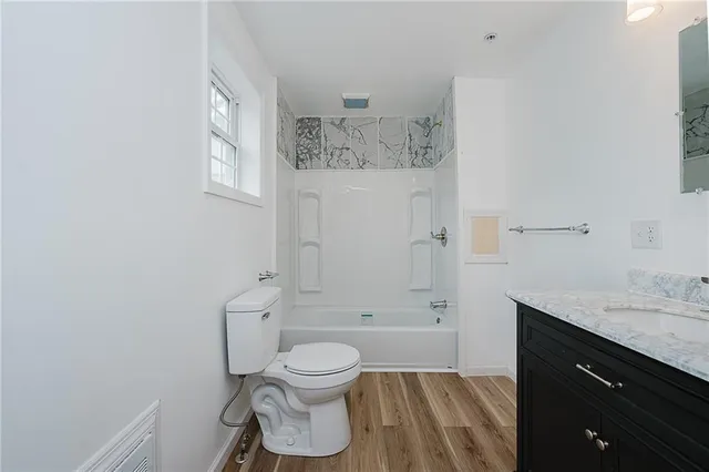 a view of wooden door