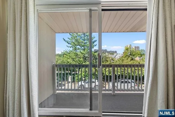 a view of a balcony