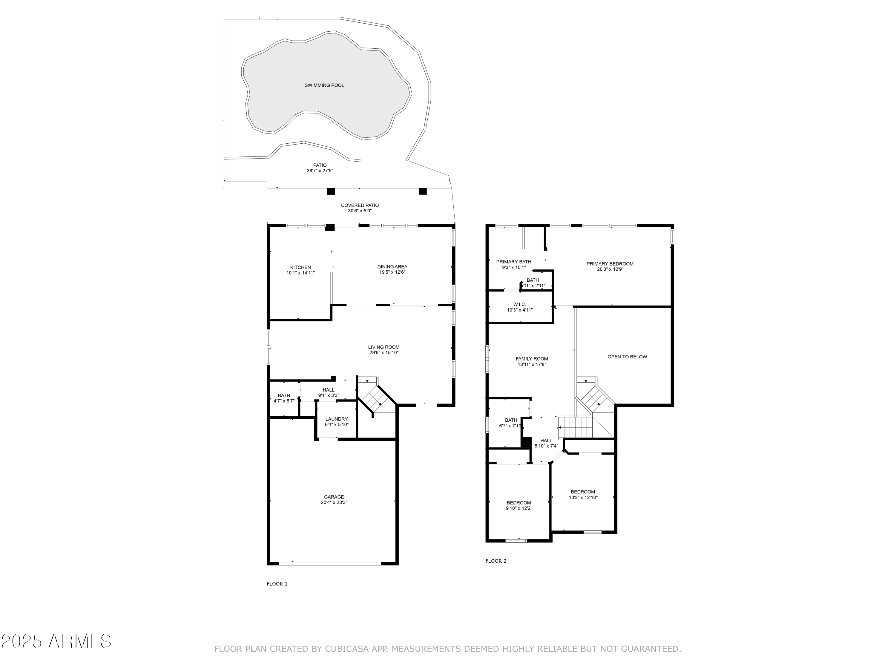 4294 South Woodshed Road Gilbert, AZ 85297 - Photo 2 of 2 a picture of a floor plan