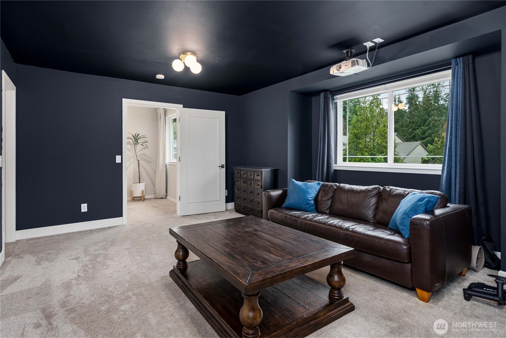 25010 235th Court Southeast Maple Valley, WA 98038 - Photo 25 of 40 a living room with furniture and a large window