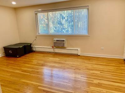 7019 North Ridge Boulevard, Unit 2C Chicago, IL 60645 - Photo 5 of 12 a view of an empty room with wooden floor and a window