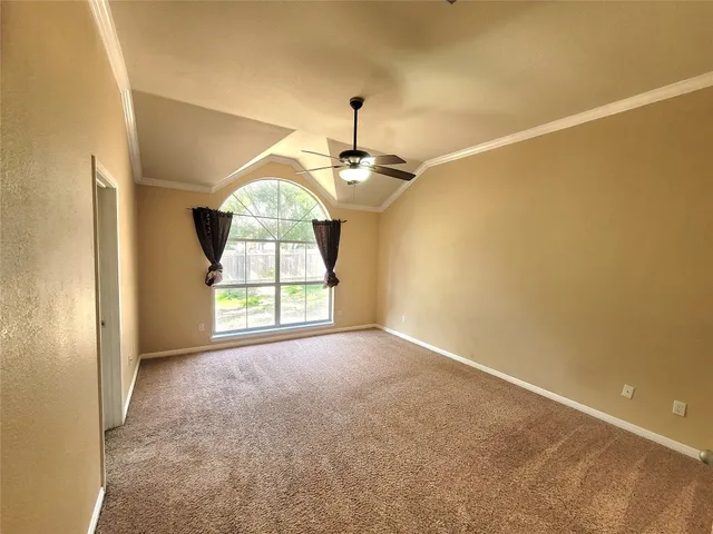 a window in an empty room