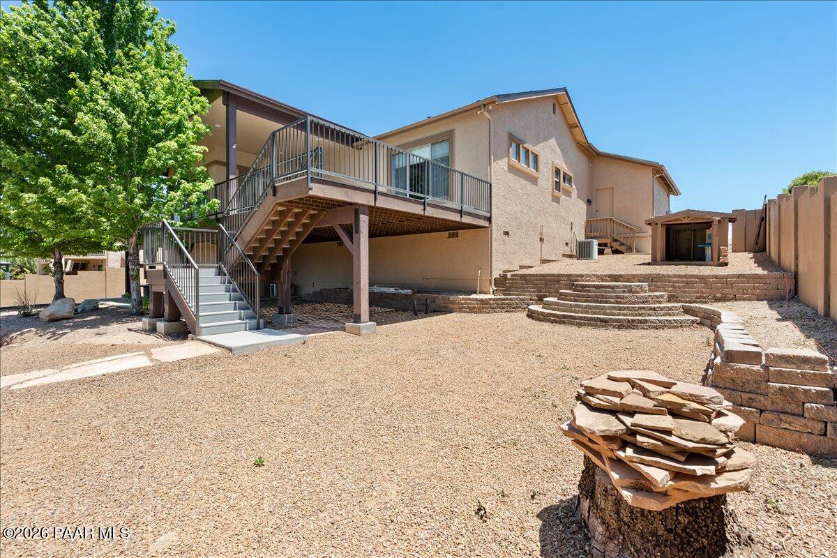 195 Juniper Ridge Drive Prescott, AZ 86301 - Photo 32 of 41 Backyard