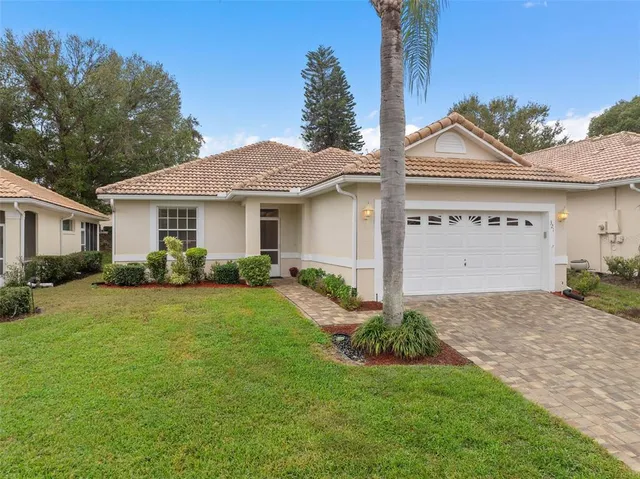 a view of a house with a outdoor space