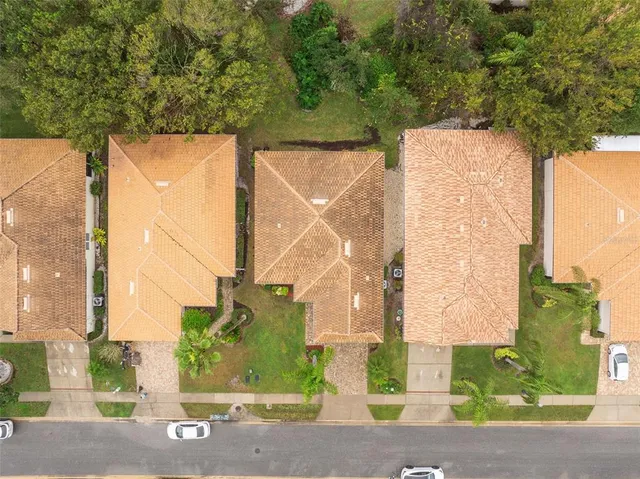 an outdoor view with backyard