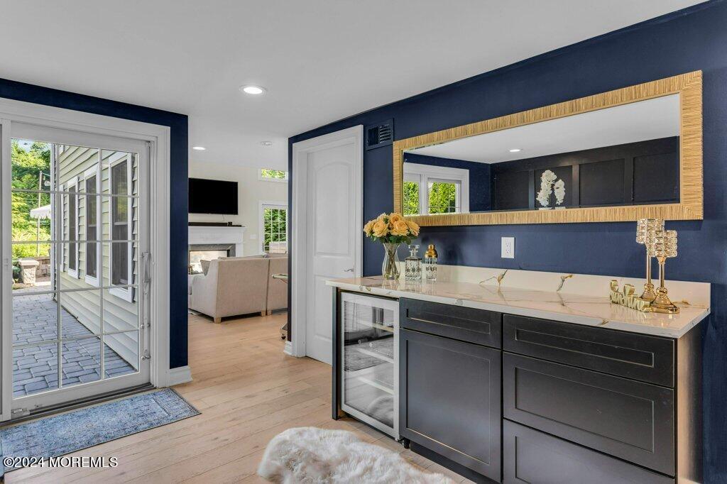 3 Ruddy Court Little Silver, NJ 07739 - Photo 35 of 55 a kitchen with a sink and a refrigerator
