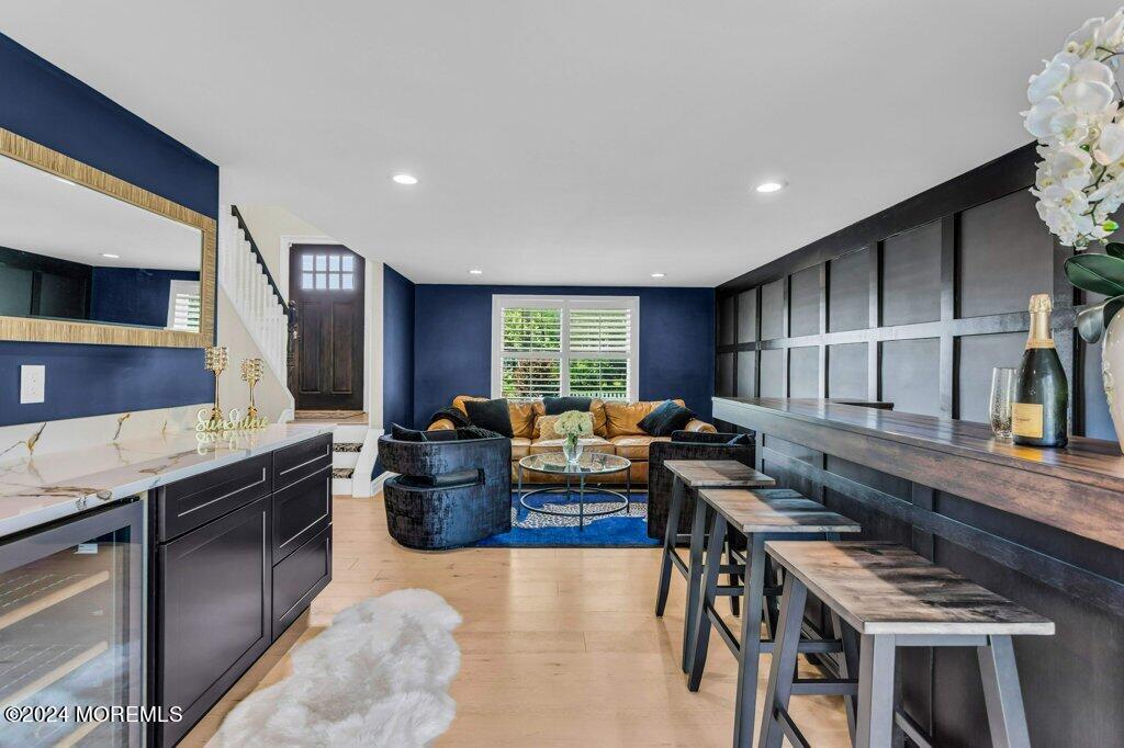 3 Ruddy Court Little Silver, NJ 07739 - Photo 36 of 55 a kitchen with sink refrigerator and window