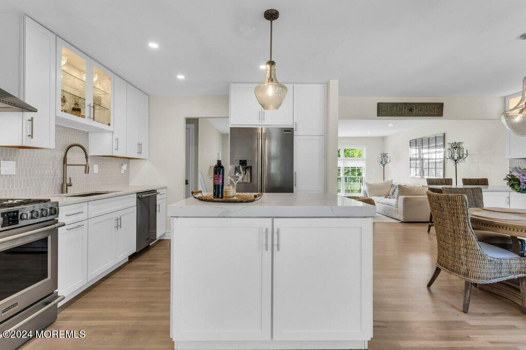 3 Ruddy Court Little Silver, NJ 07739 - Photo 4 of 55 a kitchen with cabinets a sink and appliances