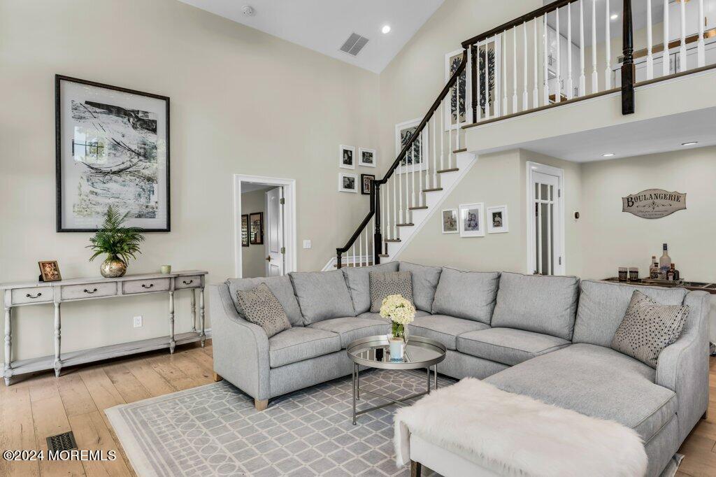 3 Ruddy Court Little Silver, NJ 07739 - Photo 42 of 55 a living room with furniture or couch and a kitchen