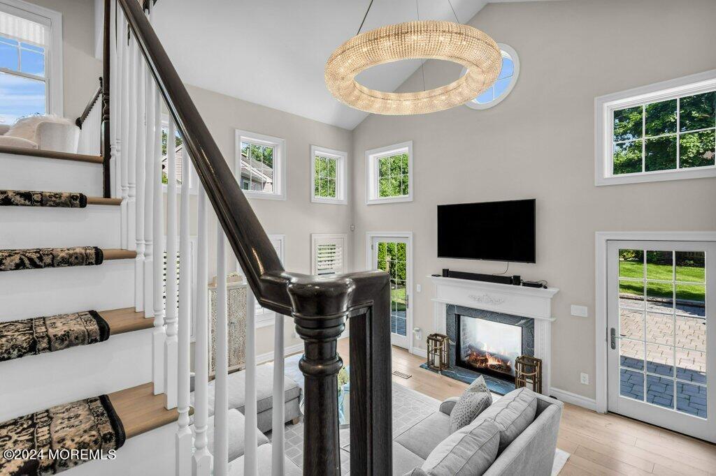 3 Ruddy Court Little Silver, NJ 07739 - Photo 45 of 55 a living room with furniture and a flat screen tv