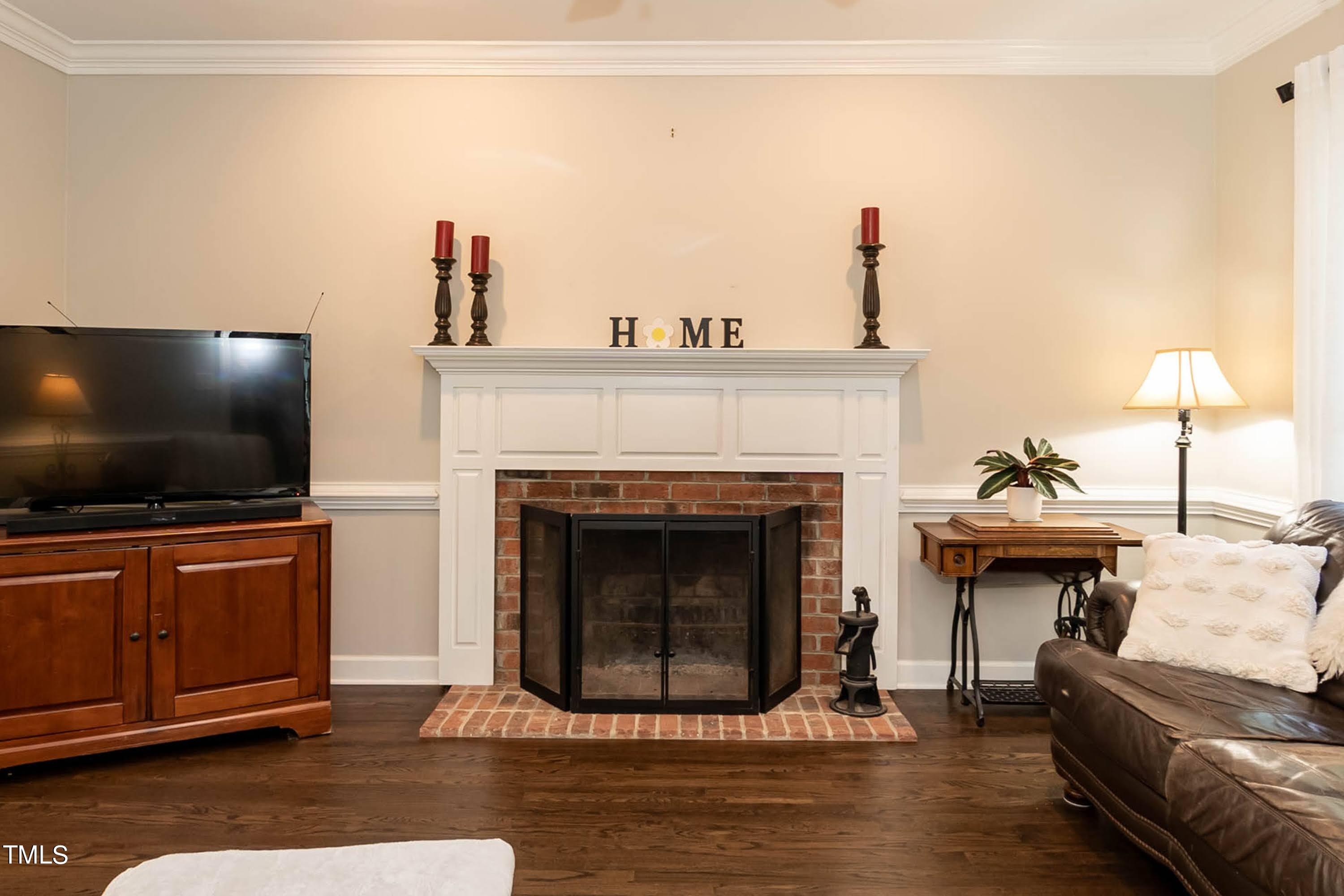 4112 Ridgebrook Bluffs Drive Raleigh, NC 27603 - Photo 17 of 40 Wood Burning Fireplace