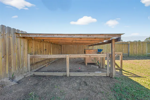 a view of outdoor space and barbecue area
