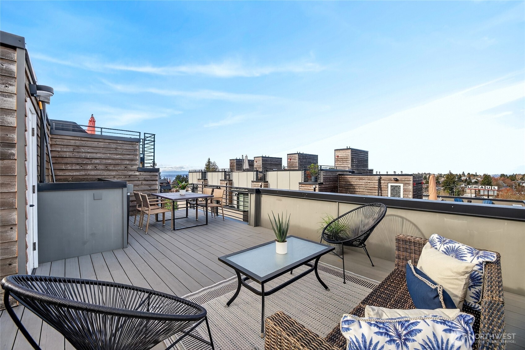 6543 35th Avenue Southwest, Unit B Seattle, WA 98126 - Photo 31 of 37 a view of a terrace with furniture